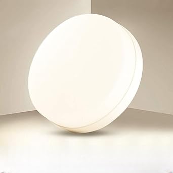 Viugreum 36W 9.1" LED Flush Mount Ceiling Light, 3240LM 3000K Warm White, Ultra-Thin Round LED Panel Down Light Lamp for Home, Office, Commercial Lighting