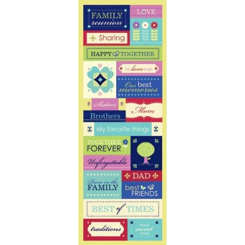 Momenta Embossed Sticker, Formal Affairever Family