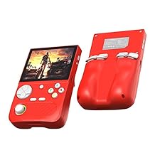 K36S Handheld Game Console,3.5 Inch IPS Screen Linux System with 64GB TF Card,Retro Gaming Console Built in 20000+ Games,Portable Handheld Video Games for Adults,3000mAh Battery (Red)