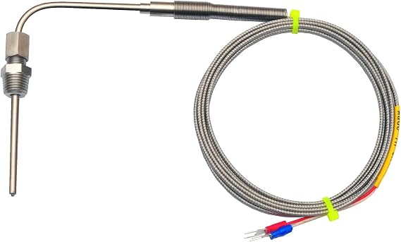 AUBER EGT Probe with Longer Exposed Tip, 6 ft Cable (1/4NPT)