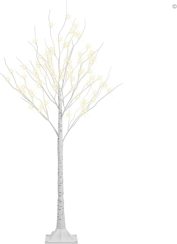 Lightshare Tall Lighted Birch Tree, Medium